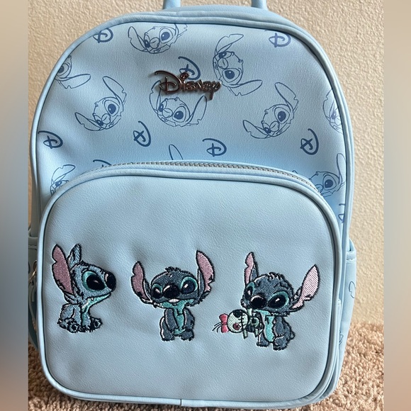NWT Primark x Disney Stitch embroidered backpack - Picture 2 of 3